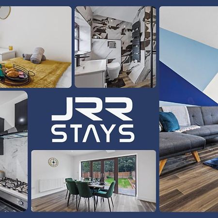 Walsall - 4 Bedroom House, Wi-Fi, Garden , Sleeps 8 - Jrr Stays Bescot Luaran gambar